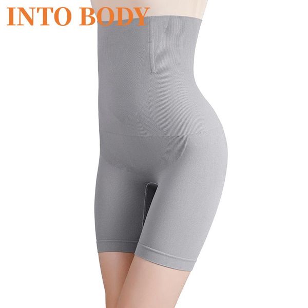 

women's shapers of postpartum high waist hip shaping shorts belly pants breathable body slimming underwear, Black;white