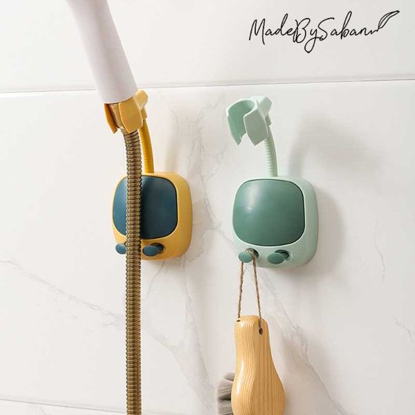 

punch-universal shower bracket adjustable head suction cup fixed seat bath accessory set