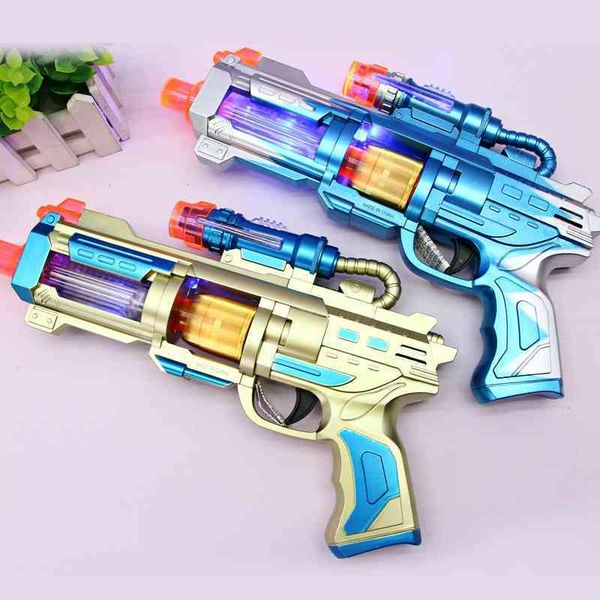 

meizhi 3816 electric light vibration eight tone gun boy revolver simulation gunstoy