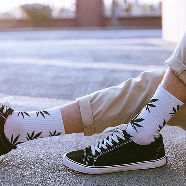 

men's socks clearance sale cotton harajuku vintage hip-hop skateboard long casual breathable men male summer crew, Black