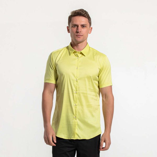 

dresses rb600. novell summer men's short sleeve shirt italian 68% cotton business casual short sleeve top, White;black