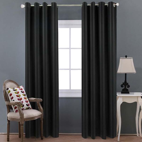 

blackout curtain grommet thermal insulated room darkening for bedroom living window noise curtains tj3386-1 & drapes