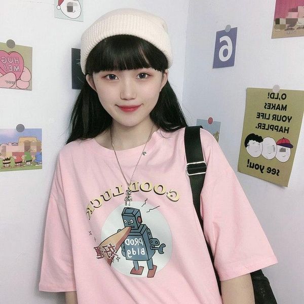 

women's t-shirt casual graphic tee funny short sleeve cotton kawaii clothes 2021 summer ropa mujer fashionable clothing, White