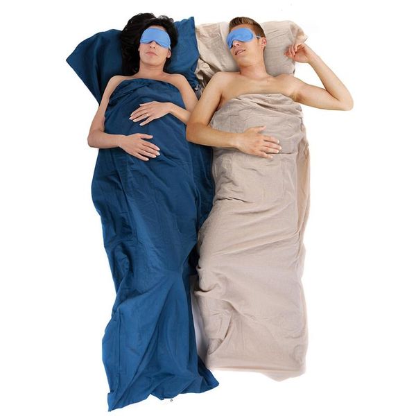 

sleeping bags liner cotton bag camping ultralight portable single double gears