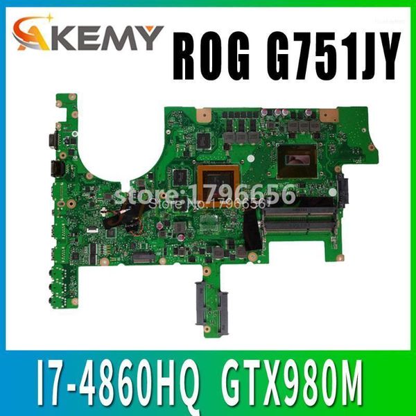 

g751jm mainboard lapmotherboard for asus g751j g751jy g751jt com -4860hq cpu gtx980m 4 gb teste11