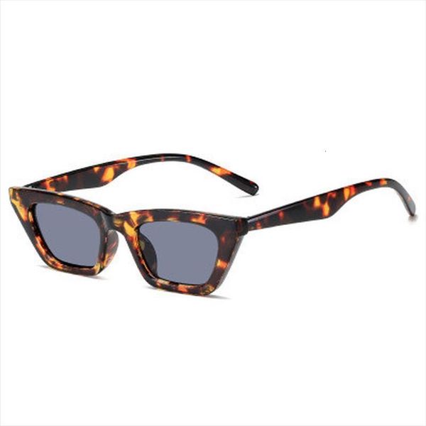 

cat eye women sunglasses leopard sun glasses woman designer brand trendy shades small eyewear uv400 gafas de sol hombre, White;black