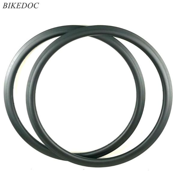 

bike wheels bikedoc 700c* 25mm carbon road rims 38mm clincher rim