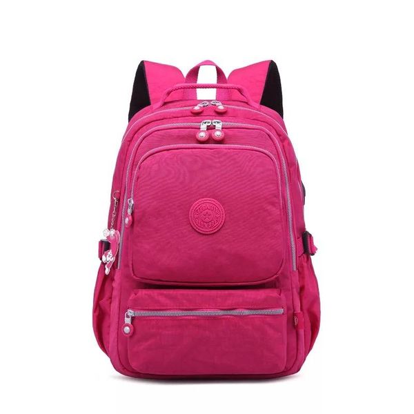 

backpack solid large men lapbags black women travel teenager bookbag nylon