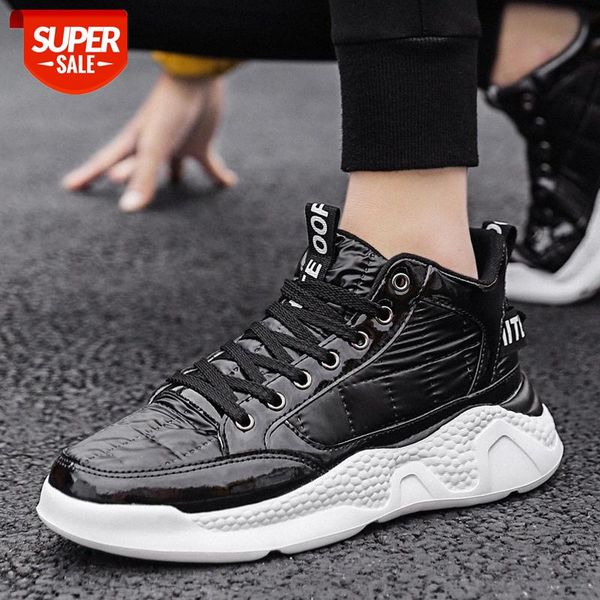 

high-men's shoes winter korean trend casual fashion sports warm cotton #bb5q