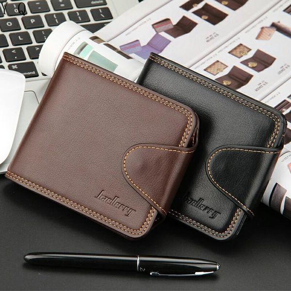 

small men wallets holders zipper famous handmade leather men wallet coin pocket male purse clutch black, Red;black