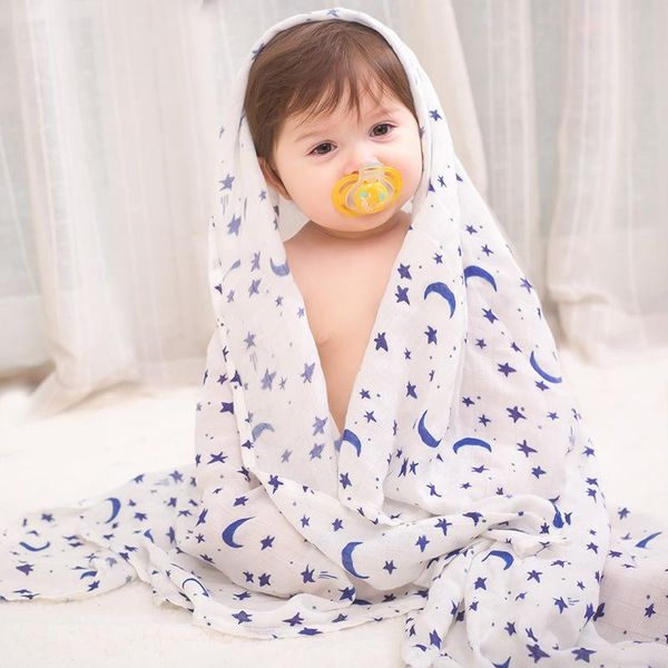 

blankets & swaddling 120x120cm muslin baby swaddle blanket functions designs wrap envelope rainbow printed born bedding