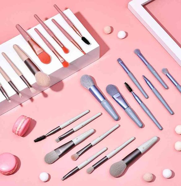 

makeup brushes 7pcs set cosmetic powder foundation eyeshadow eyeliner eyelash eyebrow brush beauty make up blending tools