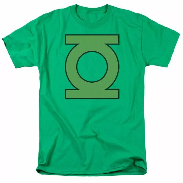 

Green Lantern GL Emblem T Shirt Mens Licensed DC Comics Tee Kelly Green, White;black