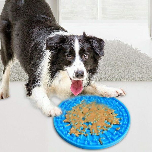 

dog feeding pad silicone pet lick mat slow sucker fea889 kennels & pens
