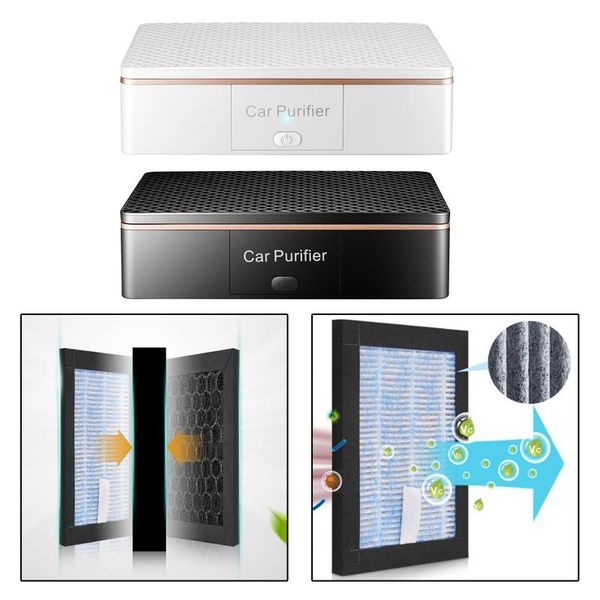 

car air freshener portable purifier ionizer usb charging 180x128x48mm