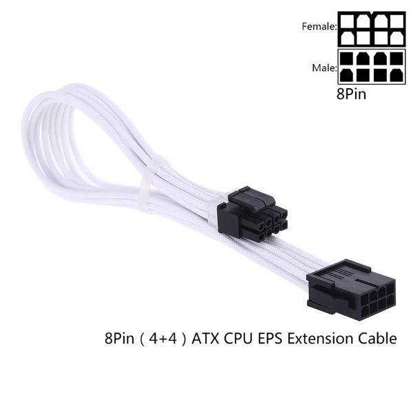 

sleeve extension power supply cable 24-pin a tx/eps/8-pin pci-e gpu/8pin cpu/6-pin pcie/4-pin cpu computer cables & connectors