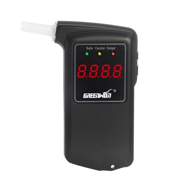 

alcoholism test high accuracy prefessional digital breath alcohol tester breathalyzer at858s with 5 mouthpieces
