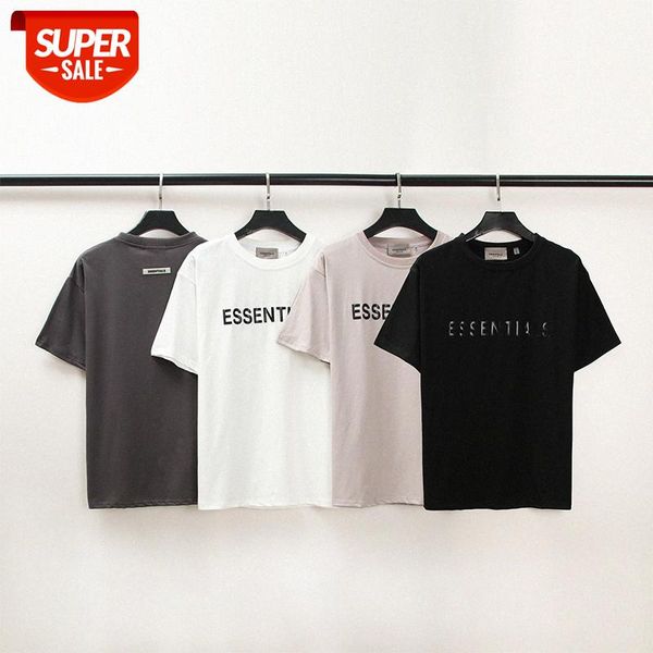 

fear of god double line eentials short-sleeved fog loose t-shirt #og7p, White;black