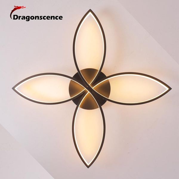 

ceiling lights modern led for living room bedroom aluminum body high brightness remote control home lamp fixture