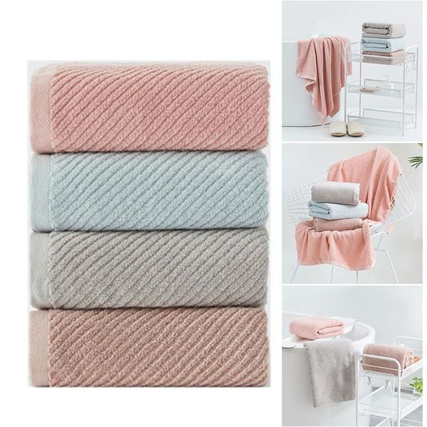 

towel bath cotton wearable towels beach wrap bathroom twill plain 70x140cm ac889