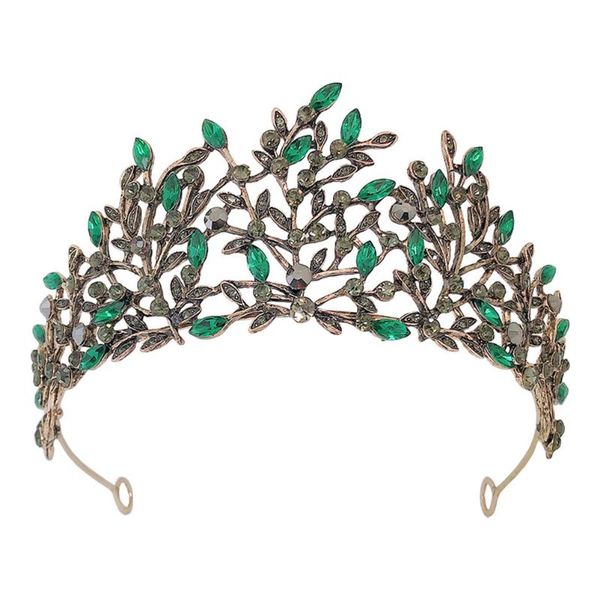 

hair clips & barrettes 1pc vintage headband bridal crown wedding tiara rhinestone head jewelry, Golden;silver