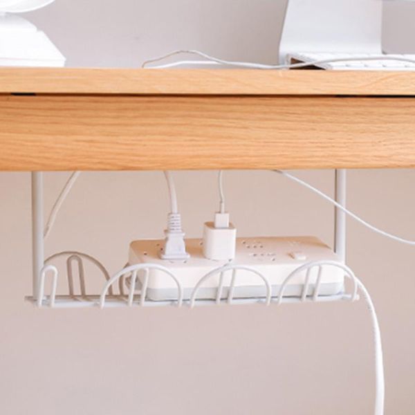 

plug-in board storage rack power cord insert shelf hanging basket layered table bottomtable bottom hooks & rails