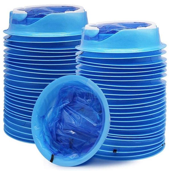 

48pcs 1000ml vomit bags motion blue emesis for car jute bag travel storage