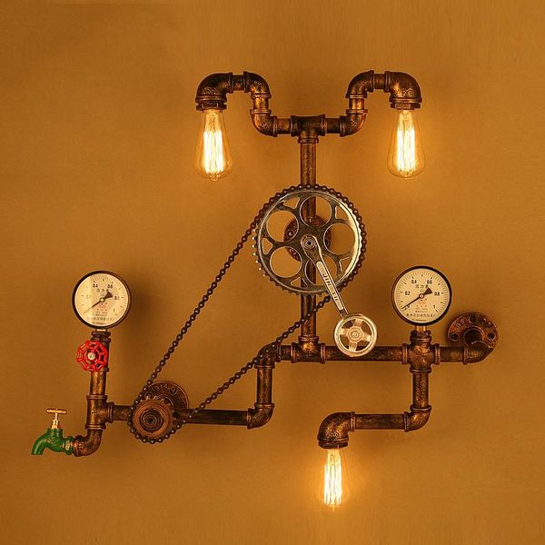 

wall lamp modern deco maison iron bedside living room espelho