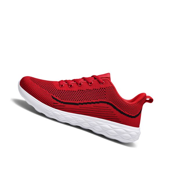 

red mesh tennis shoe white soft jogging walking calzado running shoes sneaker breathable outdoor classic deportivo fashion sport sneakers