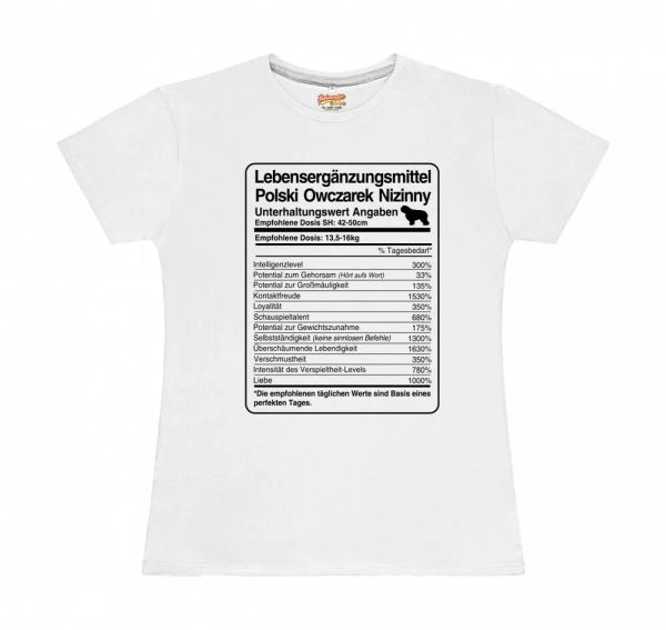 

T-Shirt Womens dose Polski owczarek nizinny Life Supplements by siviwonder, Mainly pictures