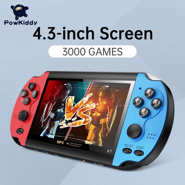 

portable game players powkiddy retro video console player handheld gaming portatil mini arcade games electronic machine