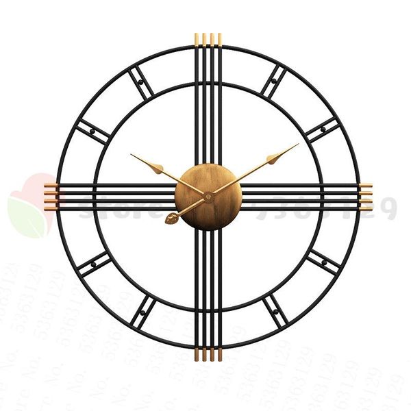 

wall clocks 80cm simple clock european style wrought iron living room creative fashion mute home modern decorative