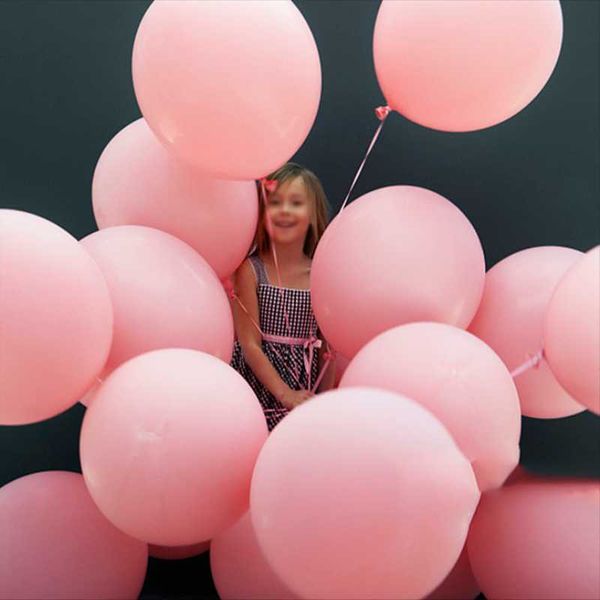 

party decoration 5/10/12/18/36inch giant baby pink round balloons wedding matte pure latex helium balloon baloes arch garland birthday