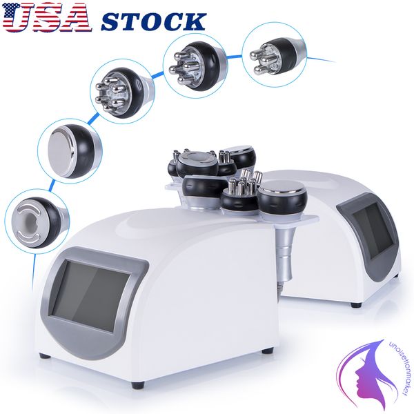 Hochwertige Radiofrequenz-Vakuum-Bipolar-Schlankheitsmaschine 5 in 1 40K Ultraschallkavitation Cellulite-Entfernungsmaschine Gewichtsverlust-Schönheitsausrüstung