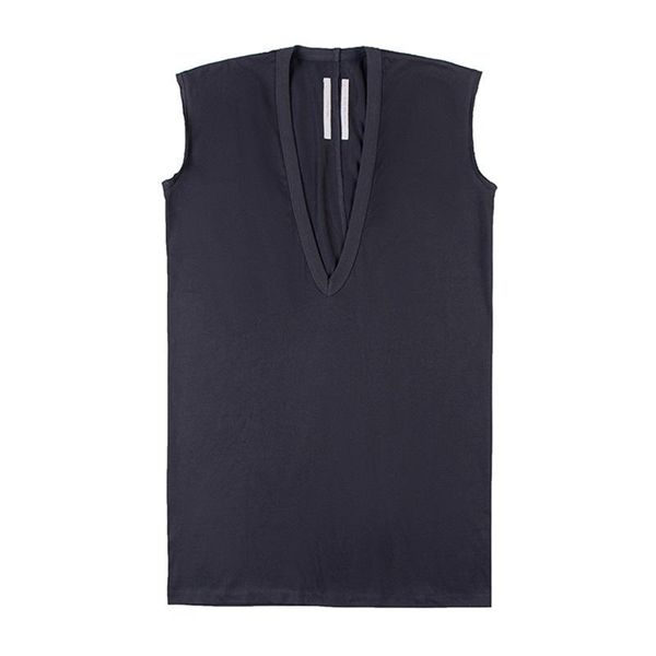 

men' tank american ro 2021ss large v-neck pure colour vest streetwear couple y2k clothing woman clothes, White;black