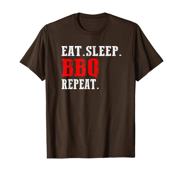 

EAT SLEEP BBQ REPEAT T-Shirt Funny BBQ Shirt Pitmaster, Mainly pictures