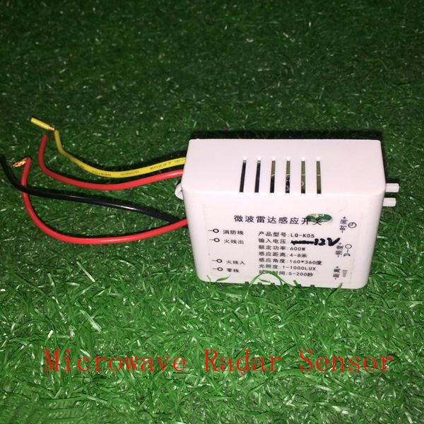 

smart home control adjustable microwave radar sensor switch pir human 12v
