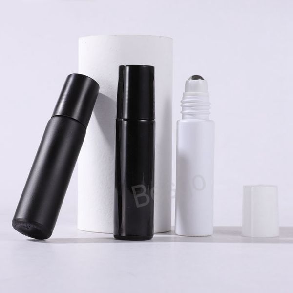10 ml Cam Rulo Şişe Doldurulabilir Deodorant Şişe Esansiyel Yağ Parfüm Şişeleri Seyahat Taşınabilir Kozmetik Konteynerler BH5861 TYJ