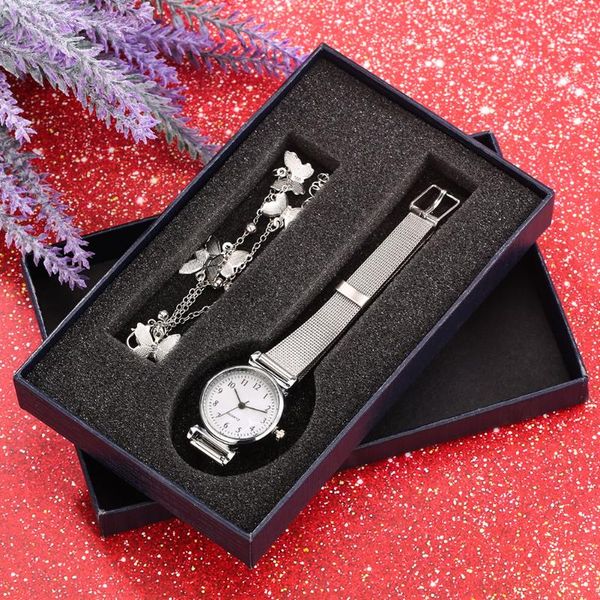 

wristwatches luxury woman watch digital watches wrist timepiece gifts for original fashion goods stainless steel silver strap lady, Slivery;brown