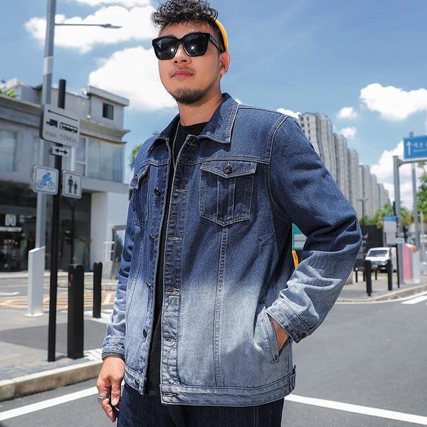 

men's jackets fall denim jacket 2021 fashion hip hop spring and autumn loose top, Black;brown