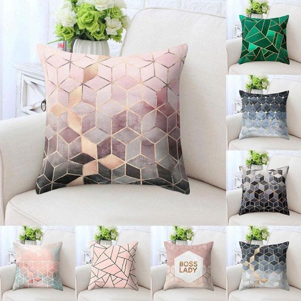 

cushion/decorative pillow nordic style geometric printed cushion cover throw home 45x45cm decor slipcover cases car sofa for a0n8