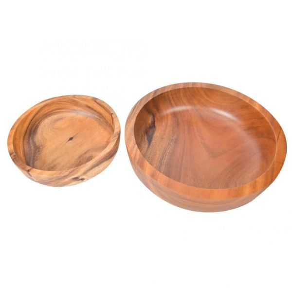 

wooden salad bowl fruit container dish tableware kitchen utensils leaves shape bowls