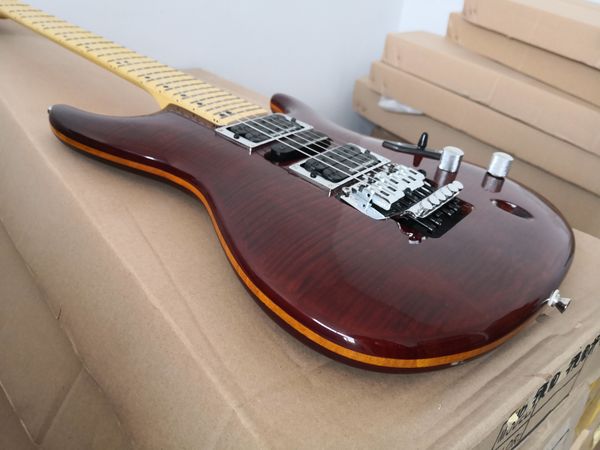 

custom 6 string s55 electric guitar,brow ultra-thin guitar,ash wood body,tremolo bridge,hsh pickups,24 frets