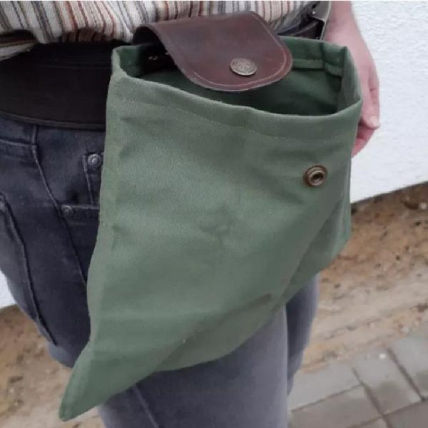 

storage bags outdoor canvas bag fruit picking waist tool foraging