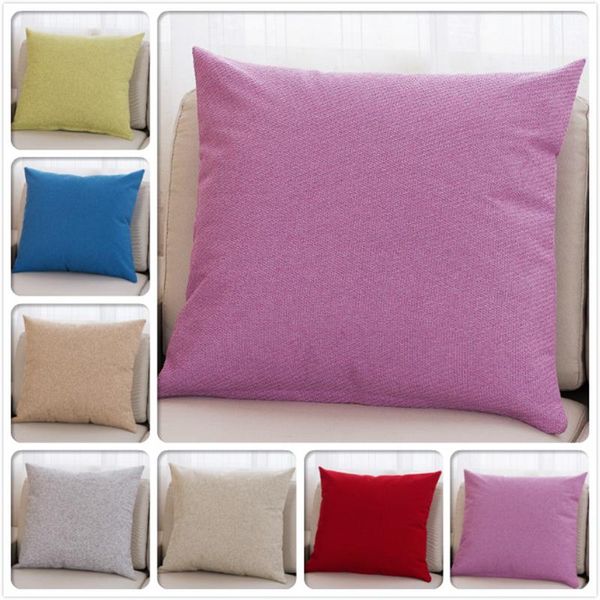 

pure color home living room lobby sofa decors 45*45cm pillowcase 17.7inch cushion cover car outdoor chair seat back pillow case cushion/deco