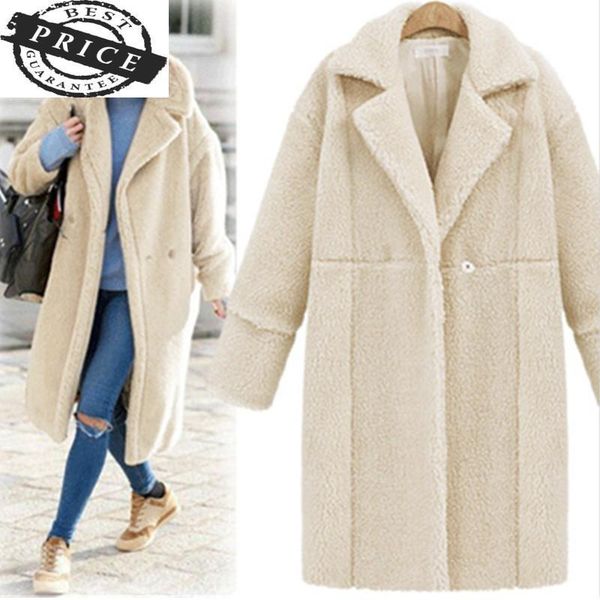 

women's wool & blends autumn and winter 2021 cashmere long-sleeved solid color long coat, Black