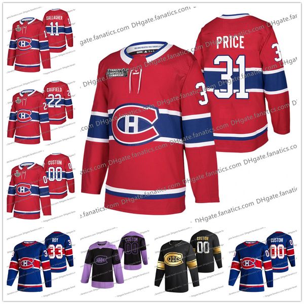 

31 carey price montreal canadiens 2021 reverse retro jersey 6 shea weber 33 patrick roy 11 brendan gallagher 92 jonathan drouin cole caufiel, Black;red