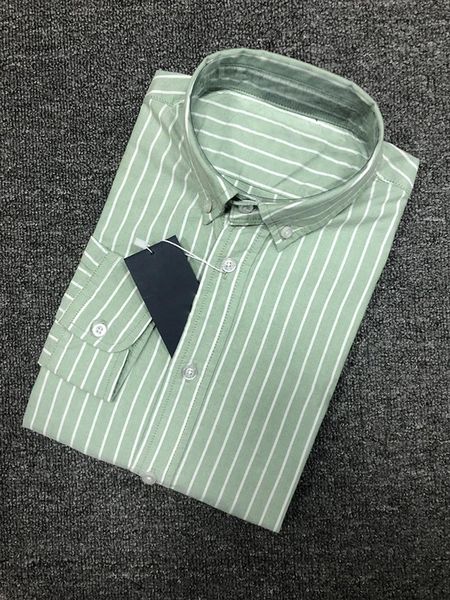 

men's casual shirts 0028homme small horse cotton long sleeve stripe dress fashion hombre chemises, White;black