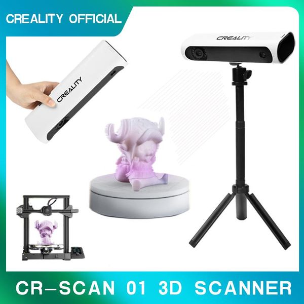 

printers creality cr-scan 01 3d scanner high precision automatic matching upgrade combo printer industrial kit support obj/st output