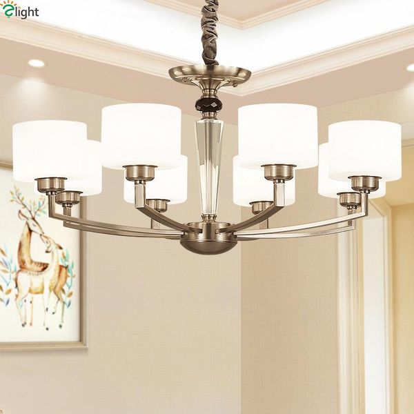 

pendant lamps modern nickel metal led chandeliers lighting living room chandelier lights hanging lamp fixtures for dining
